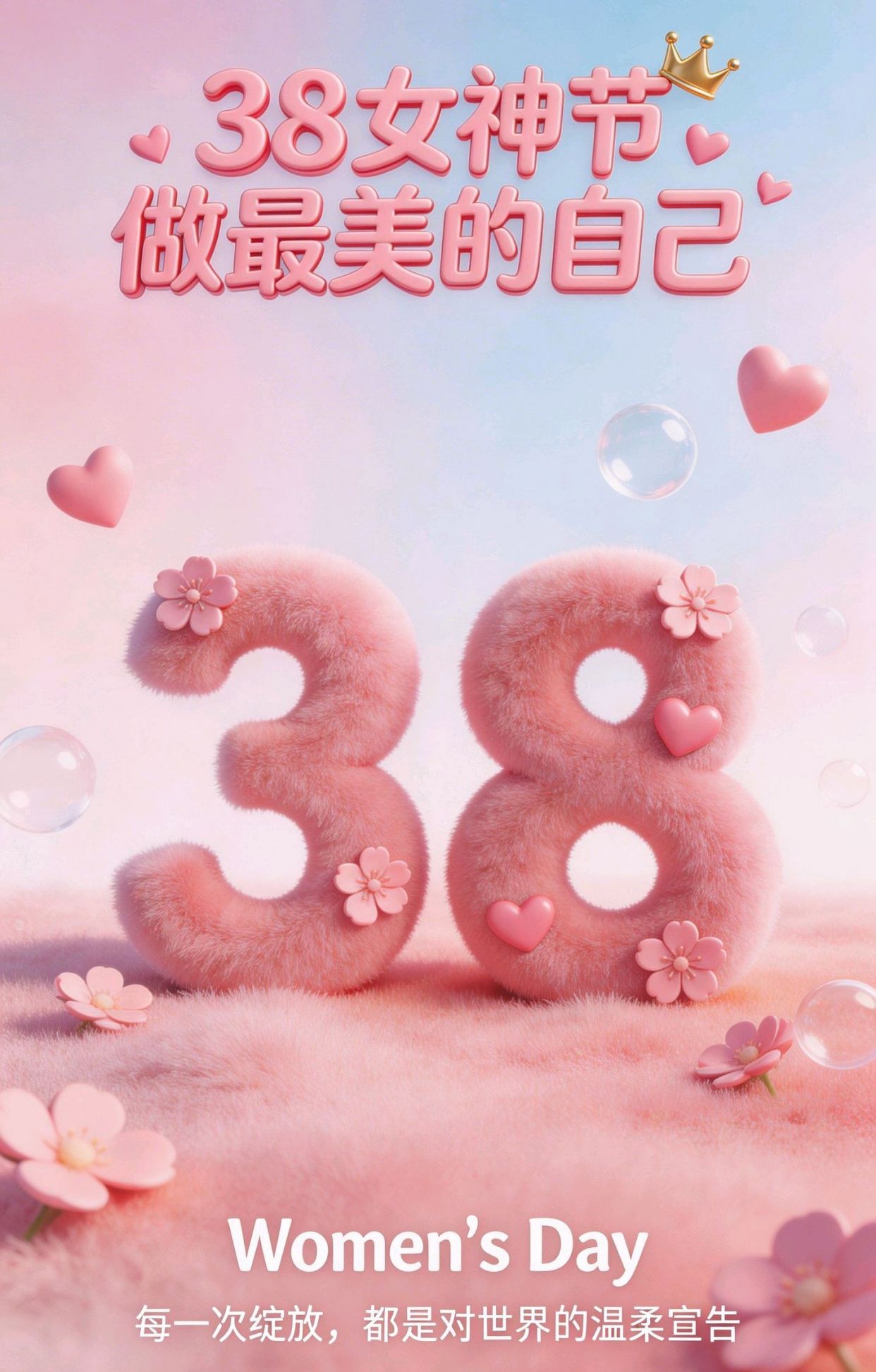 打动女人高情商情话，八个字的美好祝愿